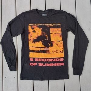 5SOS 5 Seconds of Summer 2019 Official North American Tour Shirt Long Sleeve S